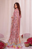 LIMELIGHT - 3PC Dhanak Embroidered Shirt With Monar Printed Dupatta and Trouser - SS01074
