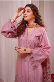 LIMELIGHT - 3PC Dhanak Embroidered Shirt With Monar Printed Dupatta and Trouser - SS01074