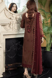 ASIM JOFA - 3PC Dhanak Embroidered Shirt with Dhanak Embroidered Dupatta and Trouser - SS0988