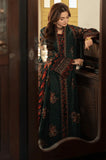 ASIM JOFA - 3PC Embroidered Dhanak Shirt with Dhanak Embroidered Dupatta and Trouser - SS01023