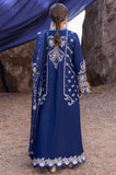 Qalamkar - 3PC Lawn Embroidered Shirt with Slub Net Printed Dupatta and Trouser - SA0114