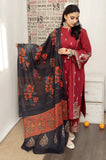 Urge - 3PC Dhanak Embroidered Shirt with Dhanak Printed Dupatta and Trouser - SS0861