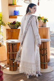 QALAMKAR - 3PC Lawn Chikankari Embroidered Shirt with Khadi Net Embroidered Dupatta and Trouser - SA0124