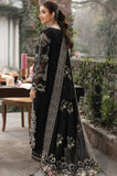 Kahf - 3PC Dhanak Embroidered Shirt With Chiffon Embroidered Dupatta and Trouser - SS01087