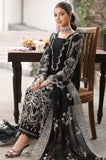 Kahf - 3PC Dhanak Embroidered Shirt With Chiffon Embroidered Dupatta and Trouser - SS01087