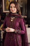 Asim Jofa - 3PC Dhanak Embroidered Shirt With Wool Printed Dupatta and Trouser - SS01089