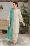 Kastoor - 3PC Lawn Embroidered Shirt with Monar Printed Dupatta and Trouser - SS0598