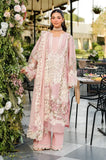 ELAF - 3PC Lawn Embroidered Shirt with Chiffon Embroidered Dupatta and Trouser - SS0634