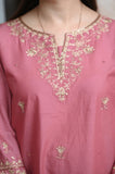LAAM - 3PC Lawn Embroidered Shirt with Chiffon Embroidered Dupatta and Trouser - SS0647
