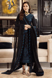 Asim jofa - 3PC Lawn Embroidered Shirt with Chiffon Embroidered Dupatta and Trouser - SS0659