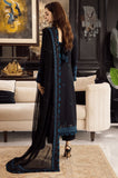 Asim jofa - 3PC Lawn Embroidered Shirt with Chiffon Embroidered Dupatta and Trouser - SS0659