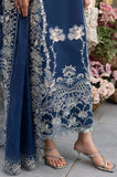 MUSHQ - 3PC Lawn Embroidered Shirt with Khadi Net Embroidered Dupatta and Trouser  - SS0720