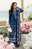 QALAMKAR - 3PC Lawn Embroidered Shirt with Cotton Net Embroidered Dupatta and Trouser  - SS0757