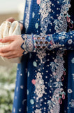 QALAMKAR - 3PC Lawn Embroidered Shirt with Cotton Net Embroidered Dupatta and Trouser  - SS0757