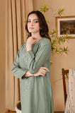 Sapphire - 3PC Dhanak Embroidered Shirt With Embroidered Dupatta and Trouser - SS0989