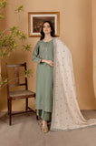 Sapphire - 3PC Lawn Embroidered Shirt with Lawn Embroidered Dupatta and Trouser  - SS0156