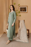 Sapphire - 3PC Lawn Embroidered Shirt with Lawn Embroidered Dupatta and Trouser  - SS0156