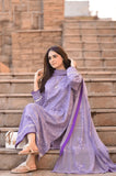 BAREEZE - 3PC Lawn Embroidered Shirt with Chiffon Embroidered Dupatta and Trouser - SU01050