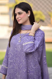 Bareeze-3PC Dhanak Embroidered Shirt with Chiffon Embroidered Dupatta and Trouser - SU0105