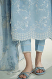 Cross Stitch - 3PC Lawn Embroidered Shirt with Monar Printed Dupatta and Trouser - SA0112