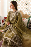 MAHNUR - 3PC Lawn Embroidered Shirt with Chiffon Embroidered Dupatta and Trouser - SS05730