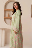 ELAF - 3PC Lawn Embroidered Shirt with Chiffon Printed Dupatta and Trouser - SS0745
