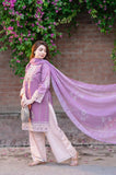 STYKA - 3PC Lawn Embroidered Shirt with Chiffon Embroidered Dupatta and Trouser - SS0755