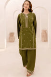 AGHA NOOR - 2PC Dhanak Embroidered Shirt and Trouser - SS0460