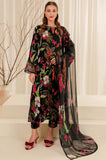 Baroque - 3PC Khaddar Digital Printed Shirt with Khaddar Printed Dupatta and Trouser - SS0457