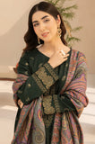 Mohagni - 3PC Dhanak Embroidered Shirt with Wool Printed Dupatta and Trouser  - SS0415
