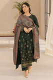 Mohagni - 3PC Dhanak Embroidered Shirt with Wool Printed Dupatta and Trouser  - SS0415