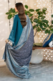 Izel - 3PC Dhanak Embroidered Shirt with Dhanak Pashmina Dupatta and Trouser - SS0541
