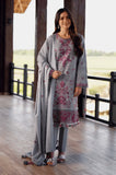Nishat Linen - 3PC Dhanak Embroidered Shirt with Dhanak Embroidered Dupatta and Trouser - SS0571