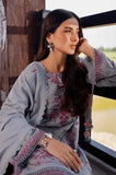 Nishat Linen - 3PC Dhanak Embroidered Shirt with Dhanak Embroidered Dupatta and Trouser - SS0571