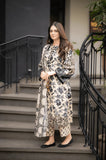 Sapphire - Winter 3PC khaddar Digital Print Shirt with Khaddar Printed Dupatta and Trouser - SS0083