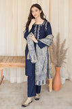 Aisling - 3PC Dhanak Embroidered Shirt With Wool Printed Dupatta and Trouser - SS0879