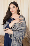 Aisling - 3PC Dhanak Embroidered Shirt With Wool Printed Dupatta and Trouser - SS0879
