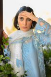 Nadia Farooqi - 3 Piece - Organza Embroidered Shirt - SS0018